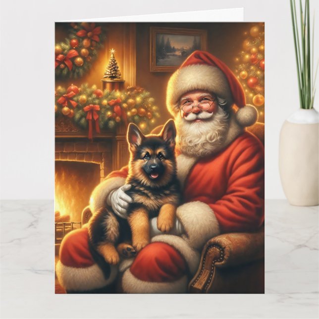 Weihnachten und Weihnachten Karte (Vorderseite)