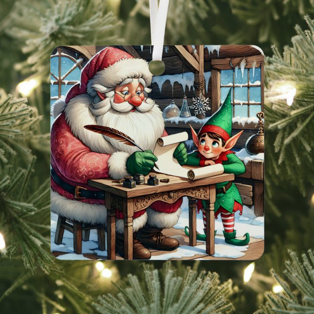 Weihnachten und Weihnachten Ornament Aus Metall (InSitu)