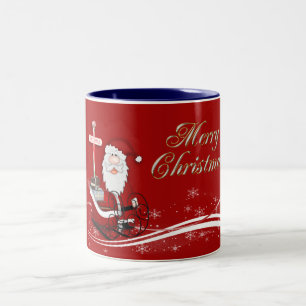 Weihnachten und Weihnachten Zweifarbige Tasse