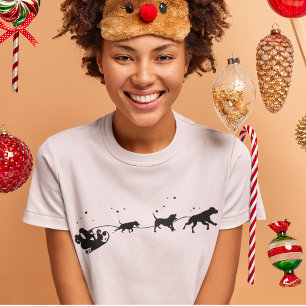 Weihnachten und Weihnachtsschatten T-Shirt