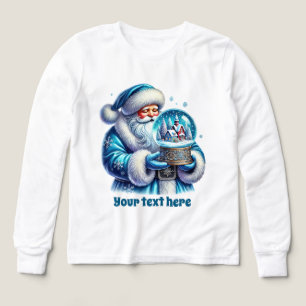 Weihnachten unisex blau Weihnachtsmann individuell