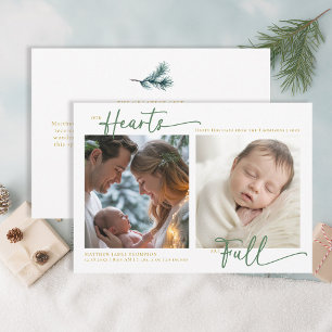 Weihnachten Unsere Herzen Grünen Familie Baby 2 Fo