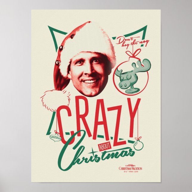 Weihnachten Urlaub Crazy Über Weihnachten Poster (Vorne)