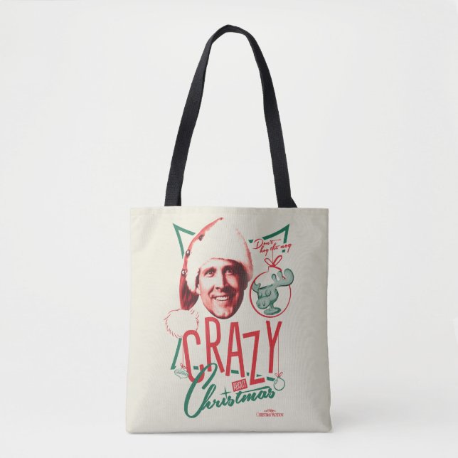 Weihnachten Urlaub Crazy Über Weihnachten Tasche (Vorderseite)