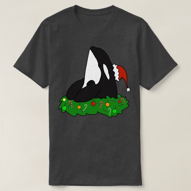 Weihnachten Urlaub Orca 1 T-Shirt (Design vorne)