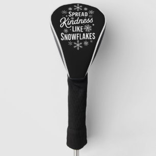 Weihnachten verbreitet Kindheit wie Schneeflocken Golf Headcover