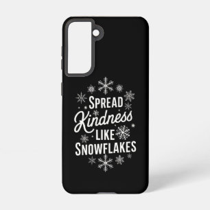 Weihnachten verbreitet Kindheit wie Schneeflocken  Samsung Galaxy Hülle