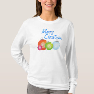Weihnachten verziert frohe Weihnacht-T-Shirt T-Shirt
