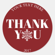 Weihnachten Vielen Dank, Snowflake Red White