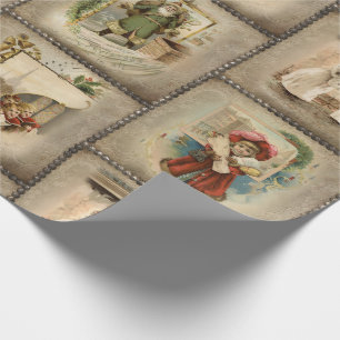Weihnachten Vignettes zum Kunsthandwerk Geschenkpapier