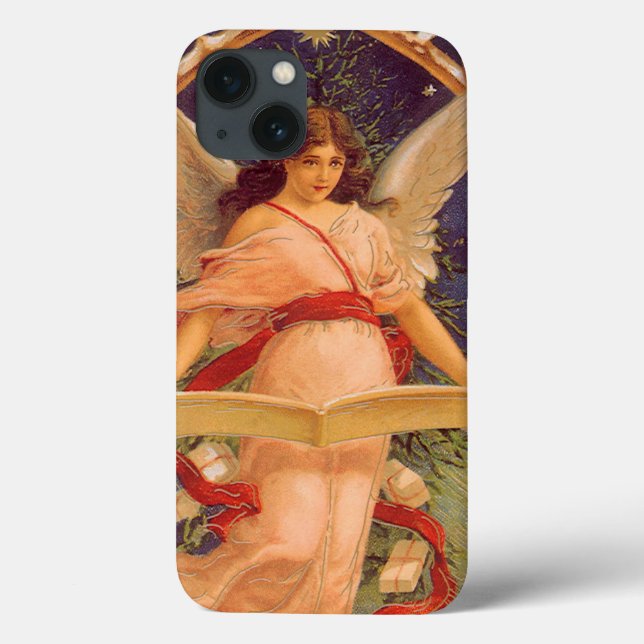 Weihnachten, Viktorianische Angel-LesebBibel Case-Mate iPhone Hülle (Rückseite)
