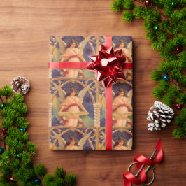 Weihnachten, Viktorianische Angel-LesebBibel Geschenkpapier