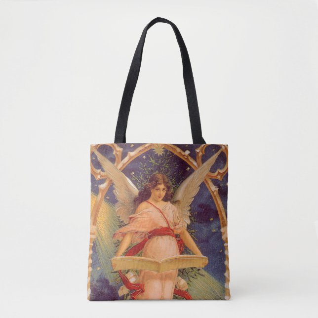 Weihnachten, Viktorianische Angel-LesebBibel Tasche (Vorderseite)