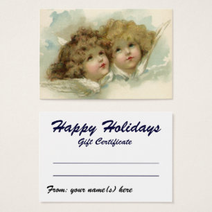 Weihnachten, Viktorianische Engel in den Wolken