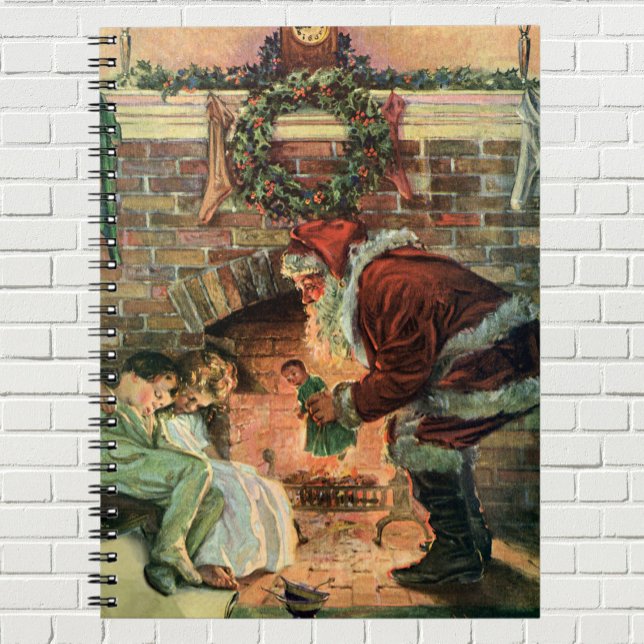 Weihnachten, Viktorianische Weihnachtskinder Notizblock (Von Creator hochgeladen)