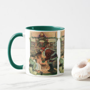Weihnachten, Viktorianische Weihnachtskinder Tasse