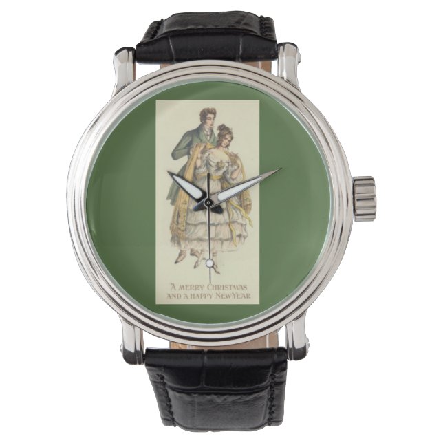 Weihnachten Viktorianischen Mens Geschenk Uhr (Vorderseite)