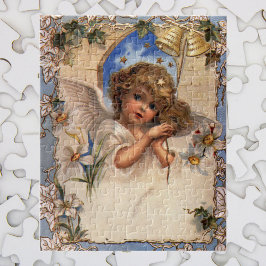 Weihnachten, Viktorianischer Engel mit goldenen Gl