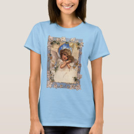 Weihnachten, Viktorianischer Engel mit goldenen Gl T-Shirt