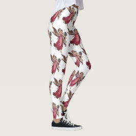 Weihnachten, Viktorianischer Wächter Angel Leggings