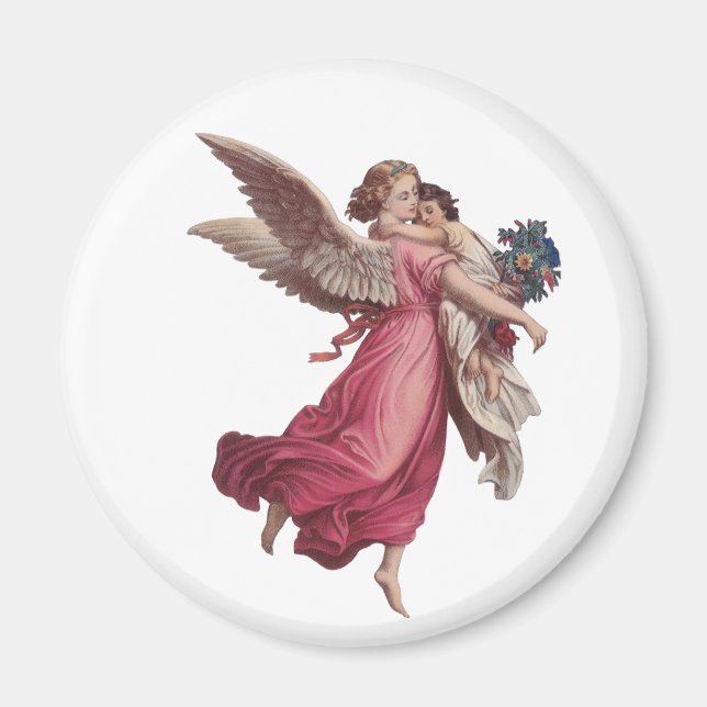 Weihnachten, Viktorianischer Wächter Angel Magnet (Vorne)