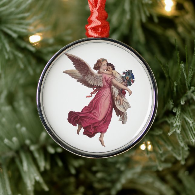 Weihnachten, Viktorianischer Wächter Angel Ornament Aus Metall (Baum)