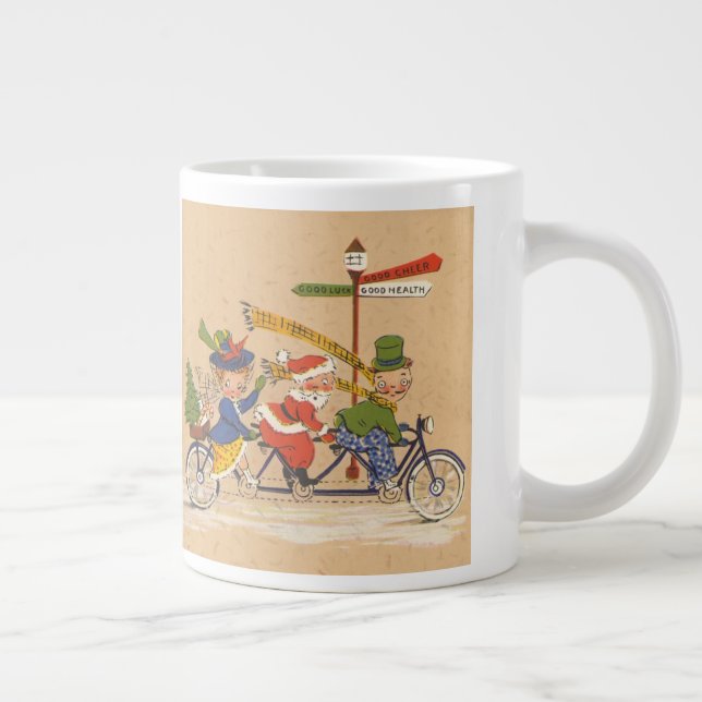 Weihnachten, Viktorianischer Weihnachtsmann auf de Jumbo-Tasse (Rechts)