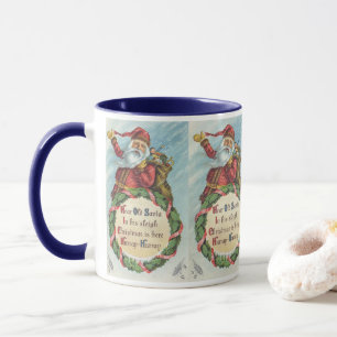 Weihnachten, Viktorianischer Weihnachtsmann auf de Tasse