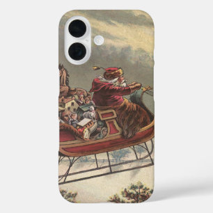 Weihnachten, Viktorianischer Weihnachtsmann im Sle iPhone 16 Hülle