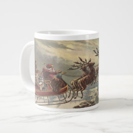 Weihnachten, Viktorianischer Weihnachtsmann im Sle Jumbo-Tasse