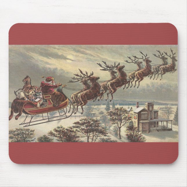Weihnachten, Viktorianischer Weihnachtsmann im Sle Mousepad (Vorne)