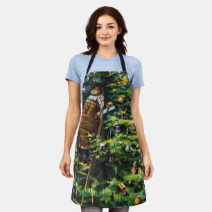 Weihnachten, Viktorianischer Weihnachtsmann mit Ba Schürze