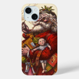 Weihnachten, Viktorianischer Weihnachtsmann Pipe T Case-Mate iPhone Hülle