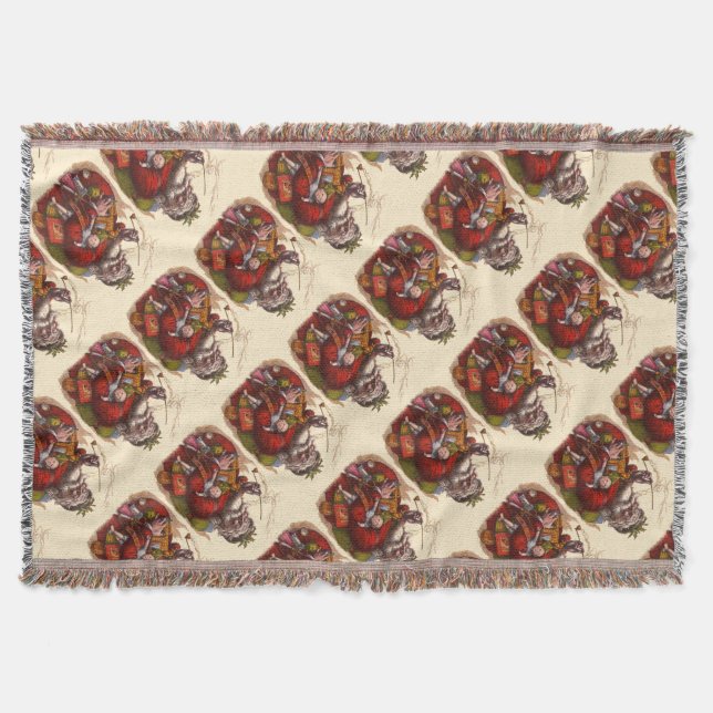 Weihnachten, Viktorianischer Weihnachtsmann Pipe T Decke (Vorderseite)