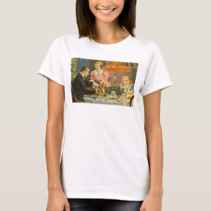 Weihnachten, Viktorianisches Familienessen T-Shirt