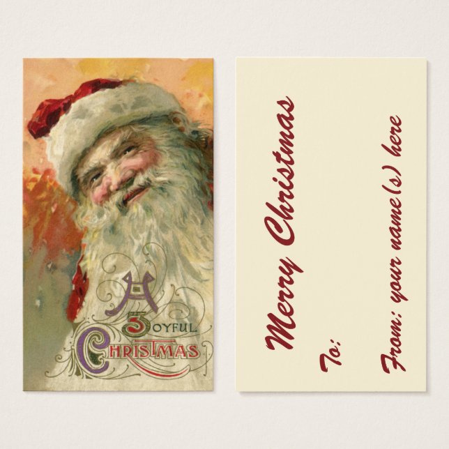 Weihnachten, Viktorianisches Weihnachtsportrait (Vorne & Hinten)