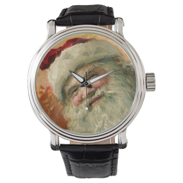 Weihnachten, Viktorianisches Weihnachtsportrait Armbanduhr (Vorderseite)