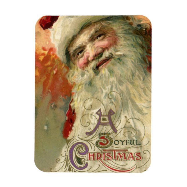 Weihnachten, Viktorianisches Weihnachtsportrait Magnet (Vertikal)