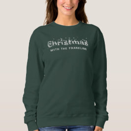 Weihnachten Vintag Familienname Sweatshirt