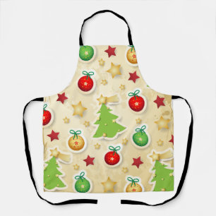 Weihnachten Vintage-Muster Schürze