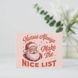 Weihnachten Vintage Santa Krankenschwestern kommen