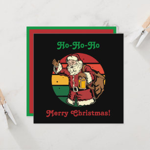 Weihnachten Vintager Weihnachtsmann Kinderspielzeu Karte