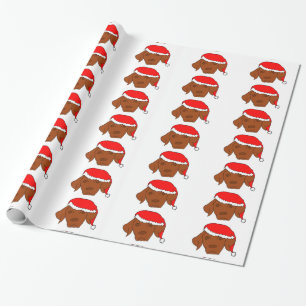 Weihnachten Vizsla Geschenkpapier