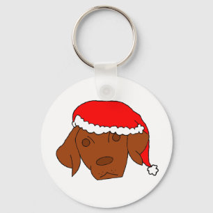 Weihnachten Vizsla Schlüsselanhänger