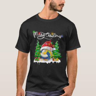 Weihnachten Volleyball frohe Weihnachten T-Shirt