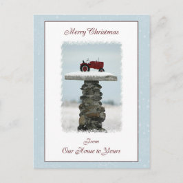 Weihnachten vom Haus bis zur Postkarte