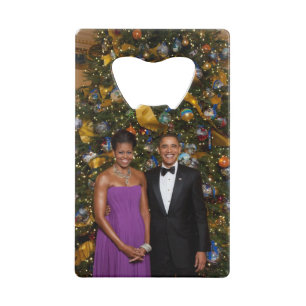 Weihnachten von Präsident Barack Obama und Michell Geldbeutel Flaschenöffner