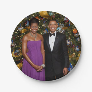 Weihnachten von Präsident Barack Obama und Michell Pappteller