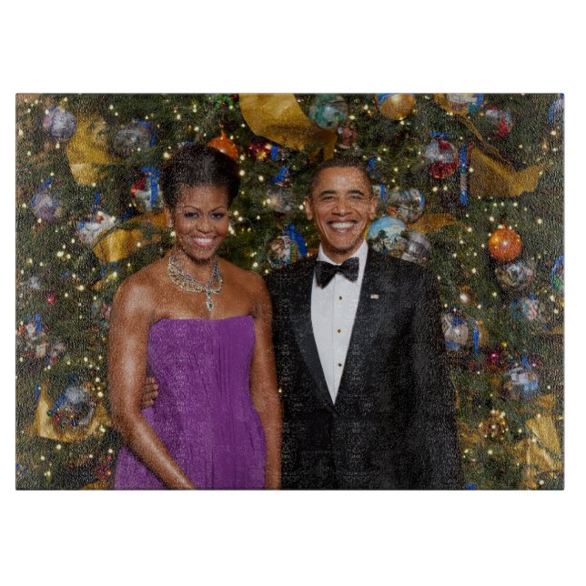 Weihnachten von Präsident Barack Obama und Michell Schneidebrett (Vorderseite)
