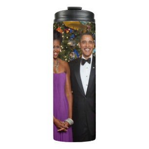 Weihnachten von Präsident Barack Obama und Michell Thermosbecher